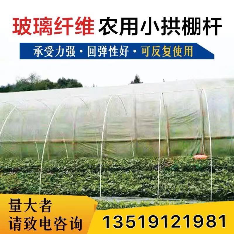 果树支架蔬菜棚保温棚花棚拱棚支架农用玻璃纤维杆园艺大棚纤维棒