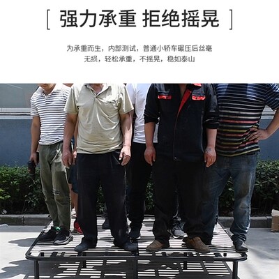折叠排骨架床板1.8米全铁架加厚实木条龙骨架护腰床架支撑架定制