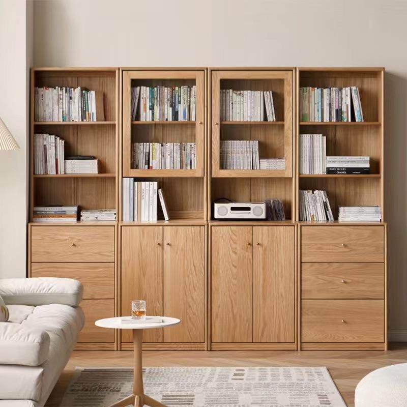 工厂直销实木书柜原木家用靠墙收纳储物柜简约玻璃展示柜落地组合,鲜花速递/花卉仿真/绿植园艺,其它园艺用品,淘宝优惠券,粉丝福利购,淘宝优惠卷