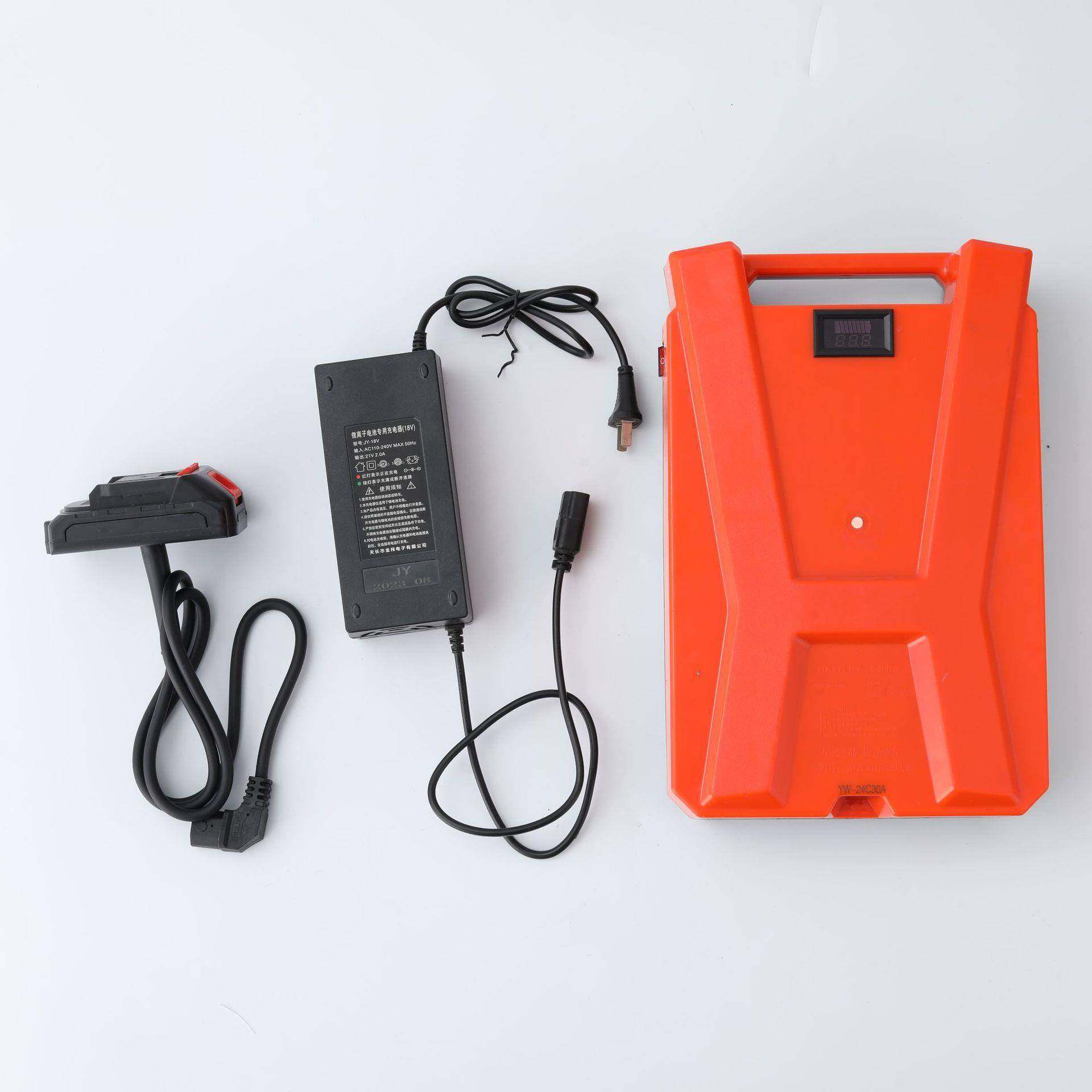 21v背包锂电池背负式采茶割草机抽水泵三元动力18650电池组电源