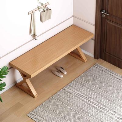 换鞋凳门口家用入户门换鞋实木长条凳中式餐桌长凳简约卧室床尾凳