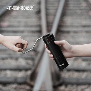 轰炸机手摇咖啡磨豆机家用小型外调手磨咖啡机咖啡豆研磨机手动