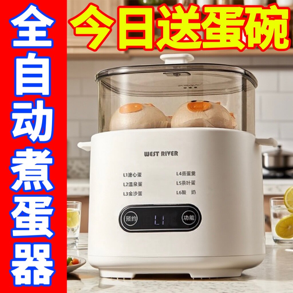 德国煮蛋器智能蒸蛋器多功能自动断电家用小型宿舍煮鸡蛋早餐神器