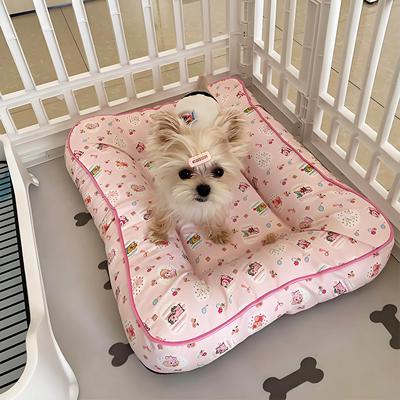 宠物趴趴窝四季通用狗窝小型犬约夏克比熊狗笼垫不粘毛猫垫子猫窝
