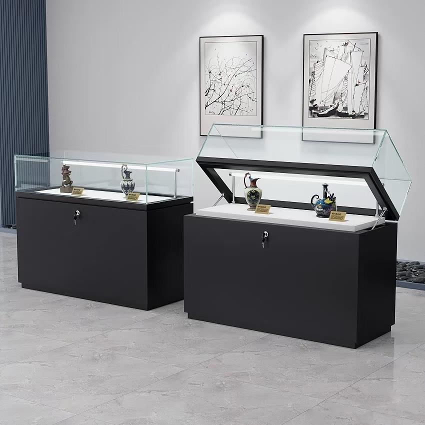 博物馆定制展柜恒温恒湿古玩文物美术展览馆电动玻璃陈列展示柜