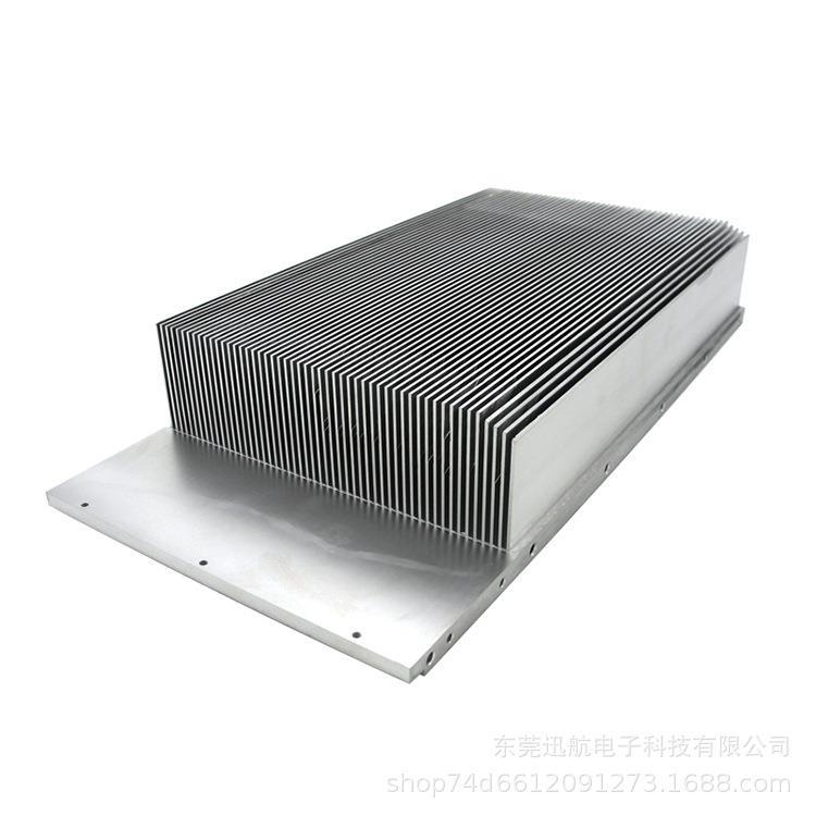 工厂可加工定做电子设备散热器，铝型材散热器 铲片散热片定制