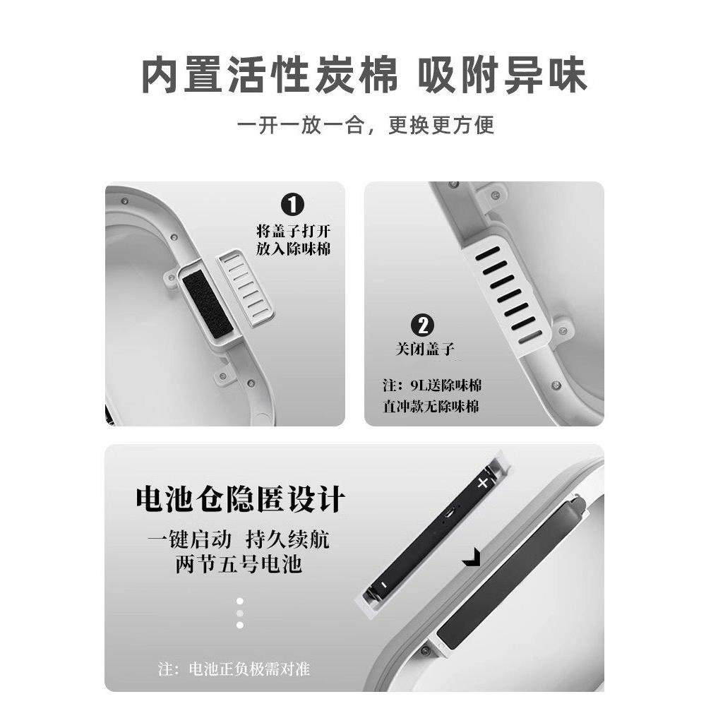 德国Blomie传感器垃圾桶家用自动浴室厕纸篮带盖子电动,家庭/个人清洁工具,垃圾桶,淘宝优惠券,粉丝福利购,淘宝优惠卷