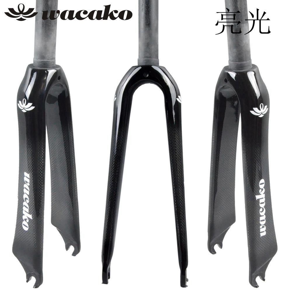 正品！wacako 小轮车折叠车全碳纤维前叉 14 16 18 20 22寸前叉