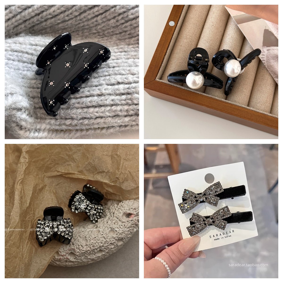 精致小蝴蝶结发夹迷你小抓夹刘海新款碎发夹头饰女士侧边发夹,饰品/流行首饰/时尚饰品新,发饰,淘宝优惠券,粉丝福利购,淘宝优惠卷