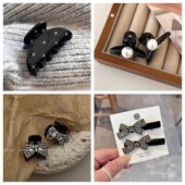 精致小蝴蝶结发夹迷你小抓夹刘海新款 碎发夹头饰女士侧边发夹