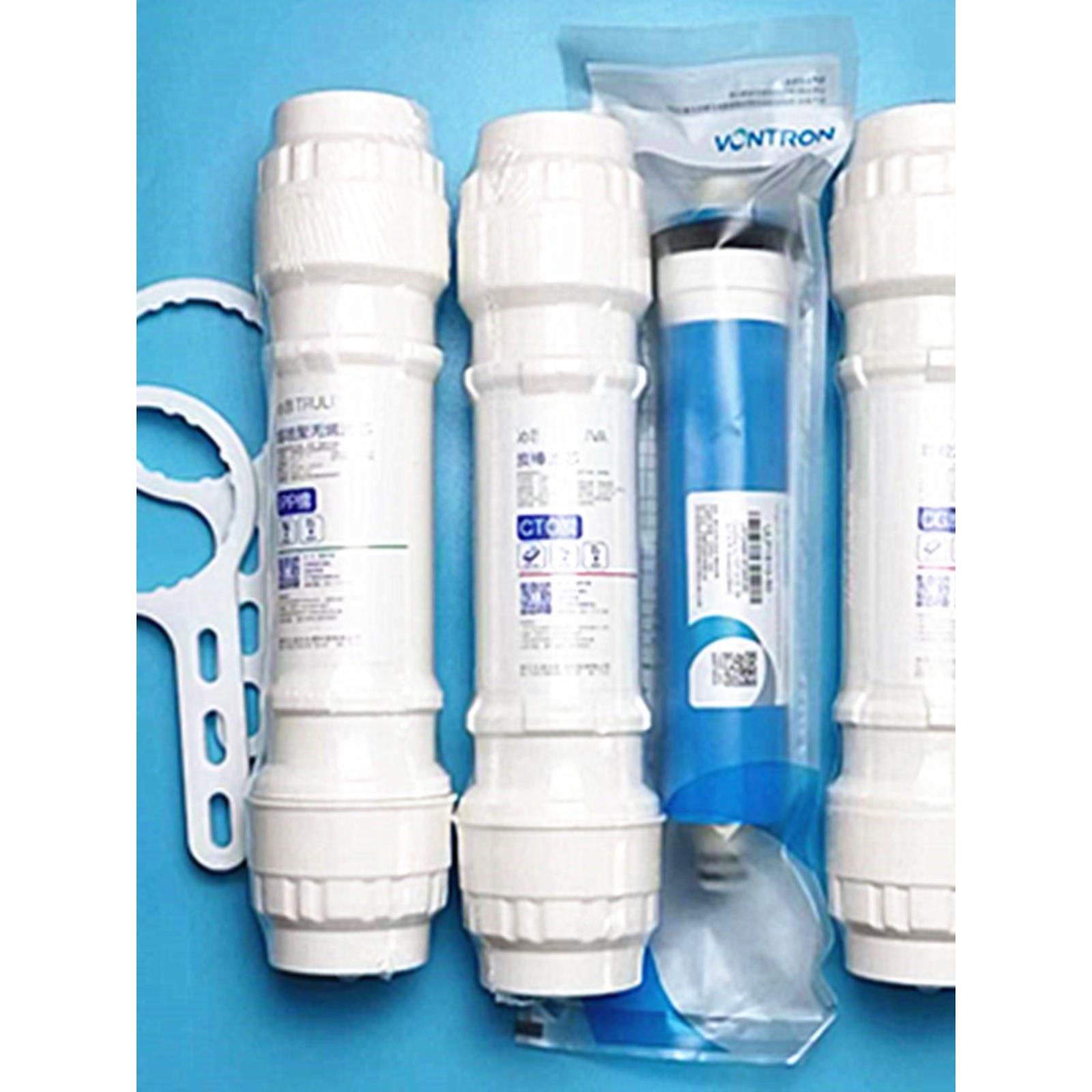 适用净水器滤芯qr-rf-403a全套滤芯QR-RF-403A内芯PP颗粒炭棒