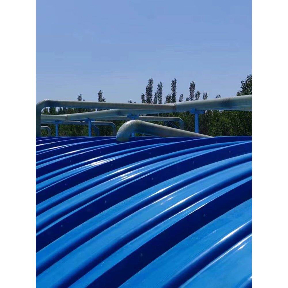 玻璃钢拱形盖板污水池蓄水厌氧臭气平罩防尘厂家直发
