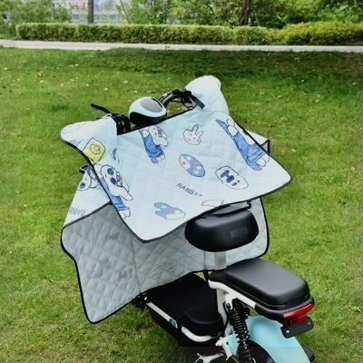 爱玛专用电动车挡风被夏季防晒罩