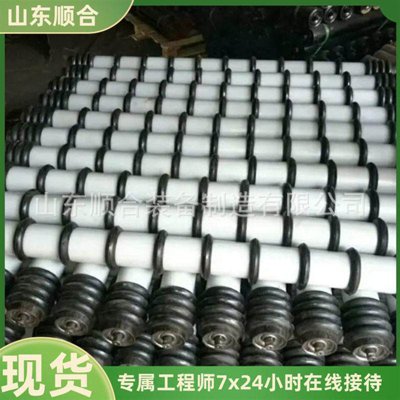 13托93*50梳型托辊 输送D托辊支架梳MAGA-102型托辊 体积小 TII型
