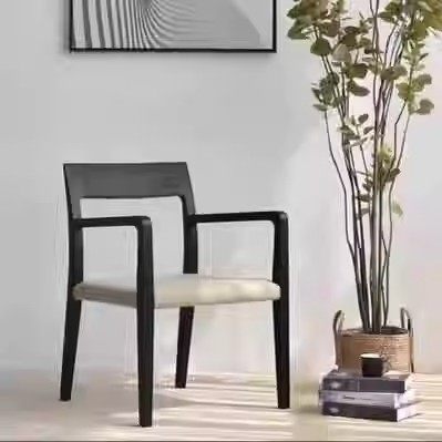 复古酒吧餐椅书桌会议椅实木休闲电脑咖啡厅靠背铁艺简约椅子