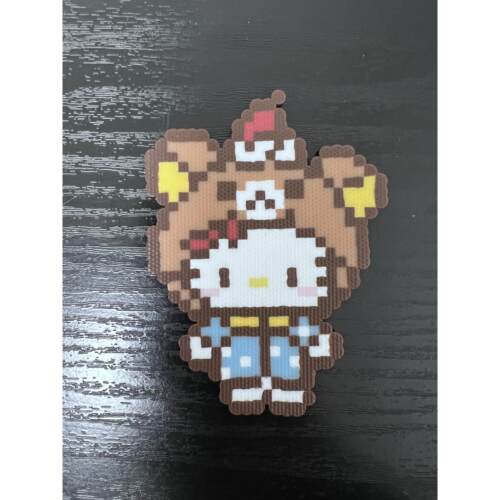 hellokitty拼豆 像素猫猫 成品拼豆 可做钥匙扣挂件 冰箱贴