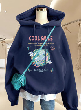 哺乳卫衣秋冬装加绒外出辣妈款时尚产后期女百搭上衣哺乳服衣服潮