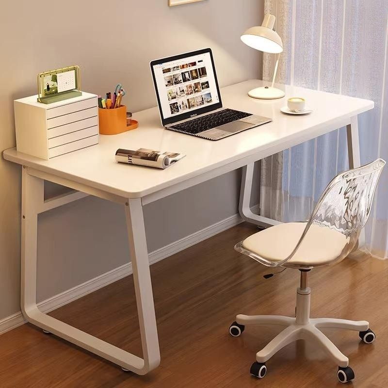 简易电脑桌奶油风书桌家用学生写字桌学习桌小户型卧室台式办公桌,住宅家具,电脑桌,淘宝优惠券,粉丝福利购,淘宝优惠卷