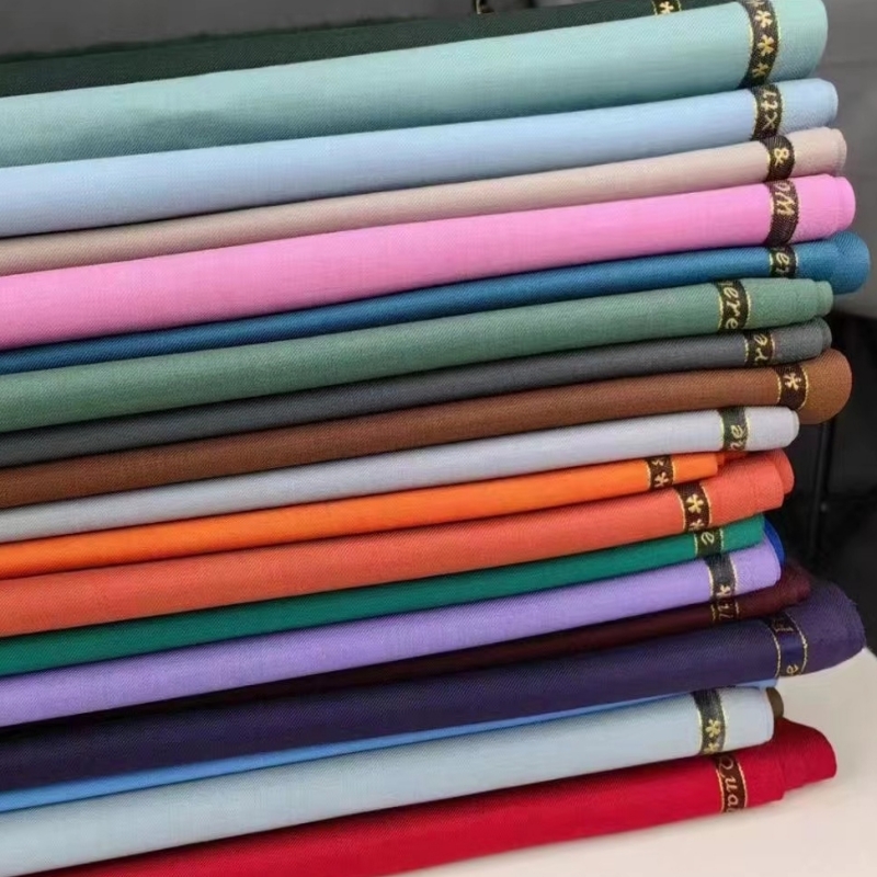 精纺羊毛面料抗皱挺阔商务西装洋装半身裙西服套装西裤布料