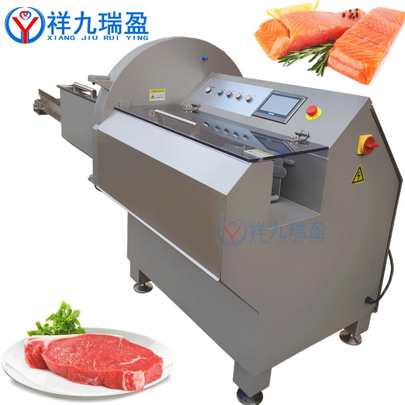 全自动冻肉砍排机五花肉培根切片机多功能牛排砍排机厂家直销