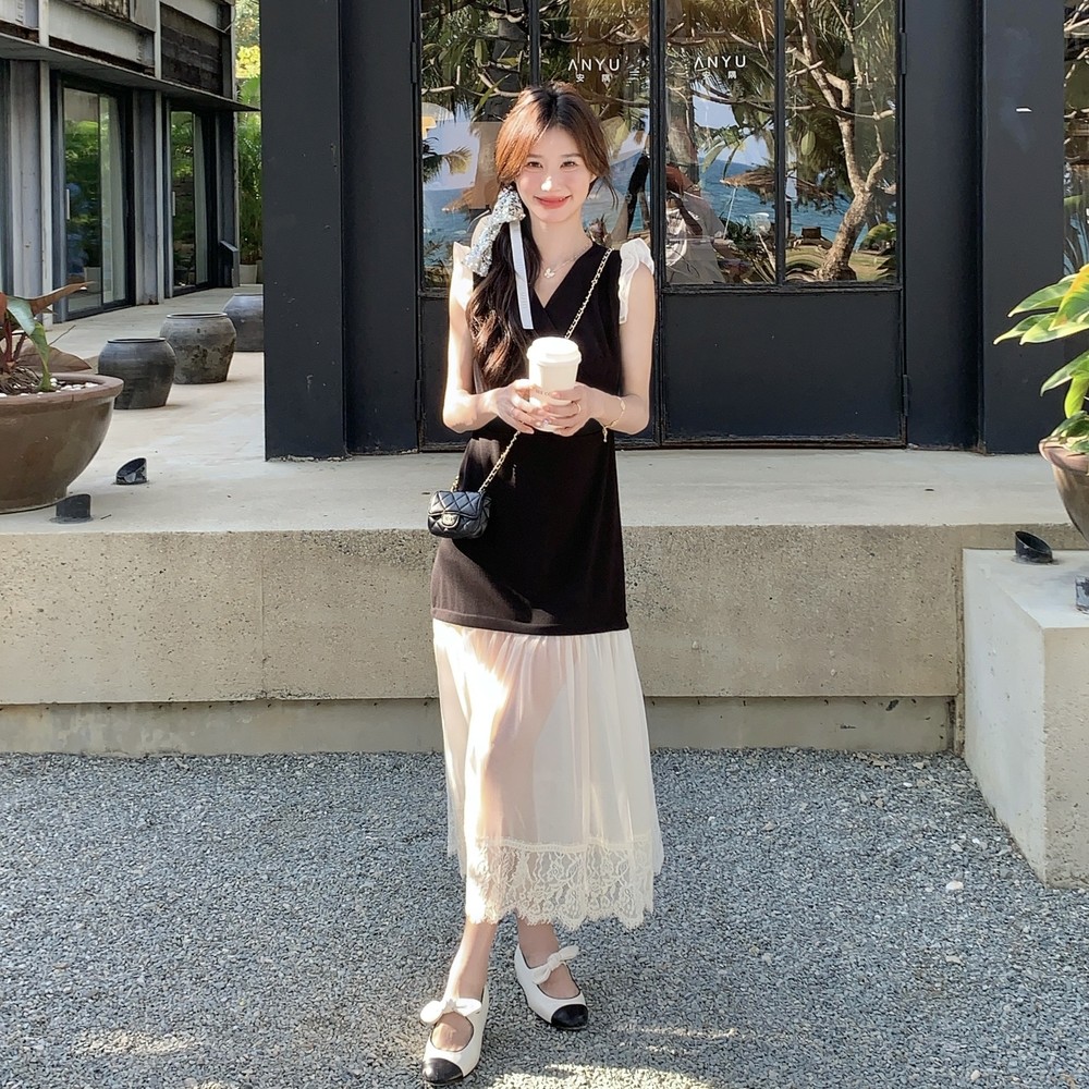 2025【现货夏款】新货法式蕾丝连衣裙201-Q017-P125-控188,女装连衣裙,浙宝201