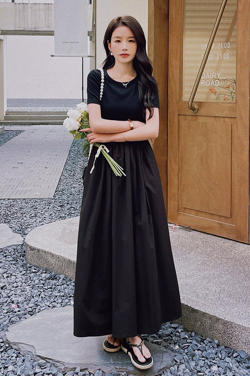 2025【现货夏款】新款法式赫本风连衣裙201-3058-P115-控168,女装连衣裙,浙宝201