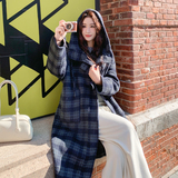 2025【现货冬款】新货时尚格纹大衣201-Q253-P225-控298，女装毛呢外套，浙宝201
