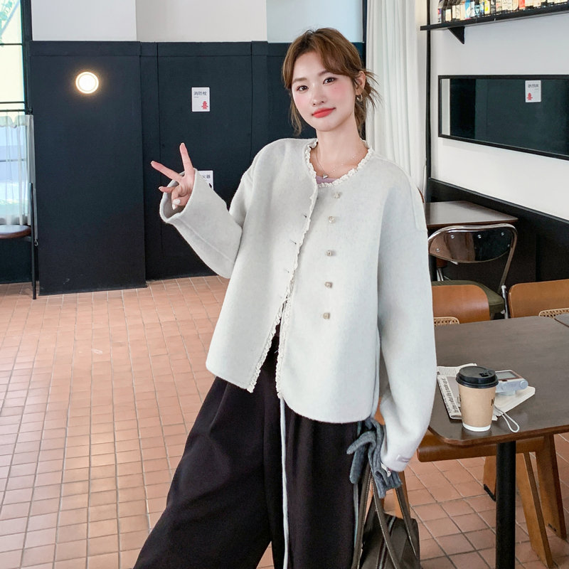 2025【现货冬款】新货花边毛呢外套201-Q220-P245-控308，女装毛呢外套，浙宝201