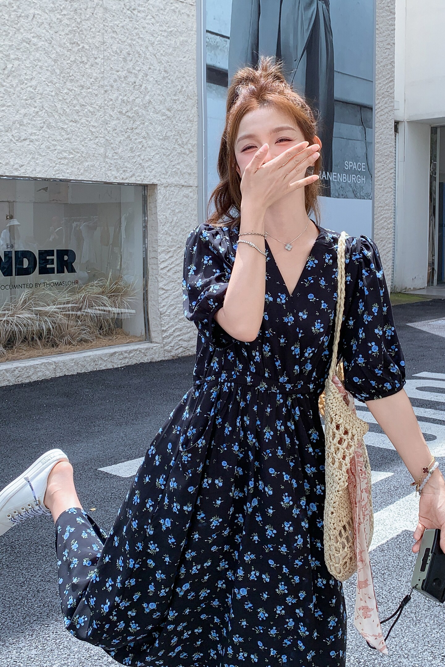 2025【现货夏款】新货碎花连衣裙201-Q080-P125-控188,女装连衣裙,浙宝201