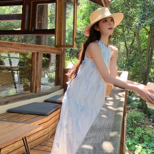 2025【现货夏款】新货立体花朵连衣裙201-Q103-P135-控198图片