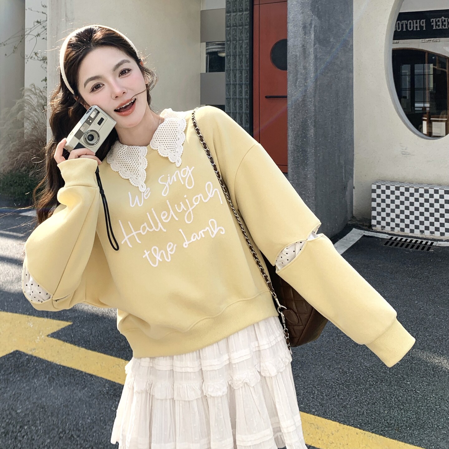 2026【现货春款】新货韩系领卫衣套装201-Q361-P155-控248,商品下架区,浙宝201
