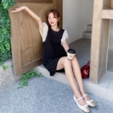 2025【现货夏款】新货泡泡袖连衣裙201-Q099-P125-控188，女装连衣裙，浙宝201