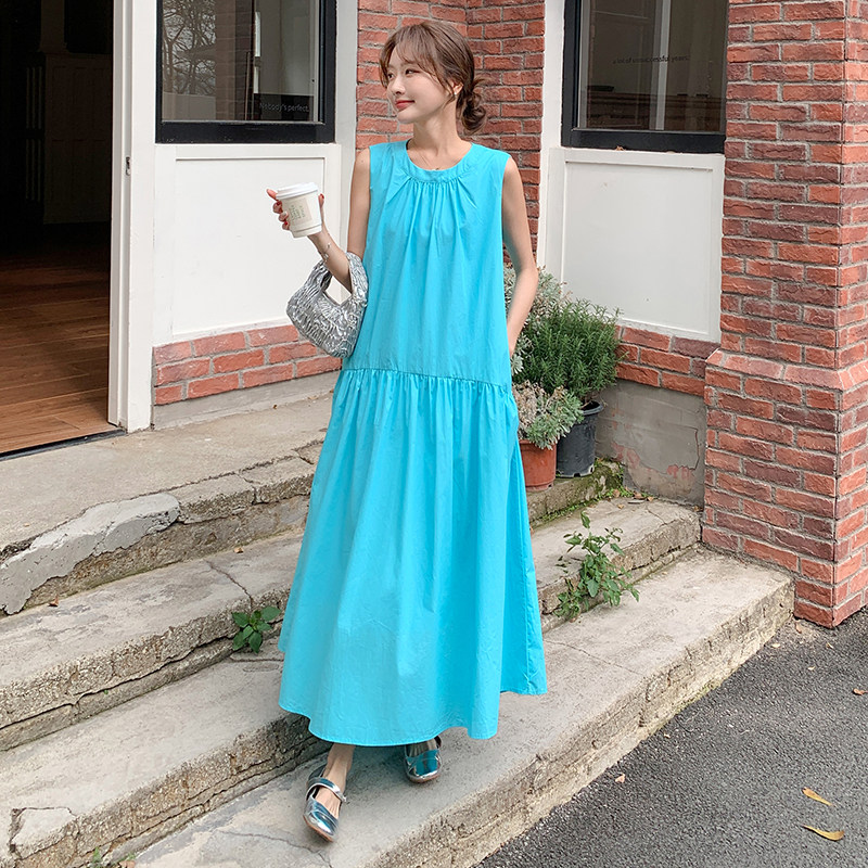 2025【现货夏款】新货高级感无袖背心裙201-Q001-P115-控178,女装连衣裙,浙宝201