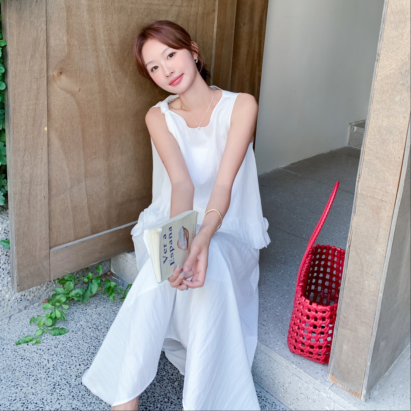 2025【现货夏款】新货无袖上衣两件套201-Q102-P145-控218,女装套装/套裙,浙宝201