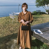 奶系阔腿背带裤女春秋2025新款小个子可盐可甜网红穿搭，女装连衣裙，浙宝201