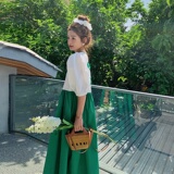 2025【现货夏款】新货蝴蝶结连衣裙201-2219-p105-控158，女装连衣裙，浙宝201