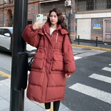 2025【现货冬款】新货红色连帽羽绒服201-Q277-P275-控418，女装羽绒服，浙宝201