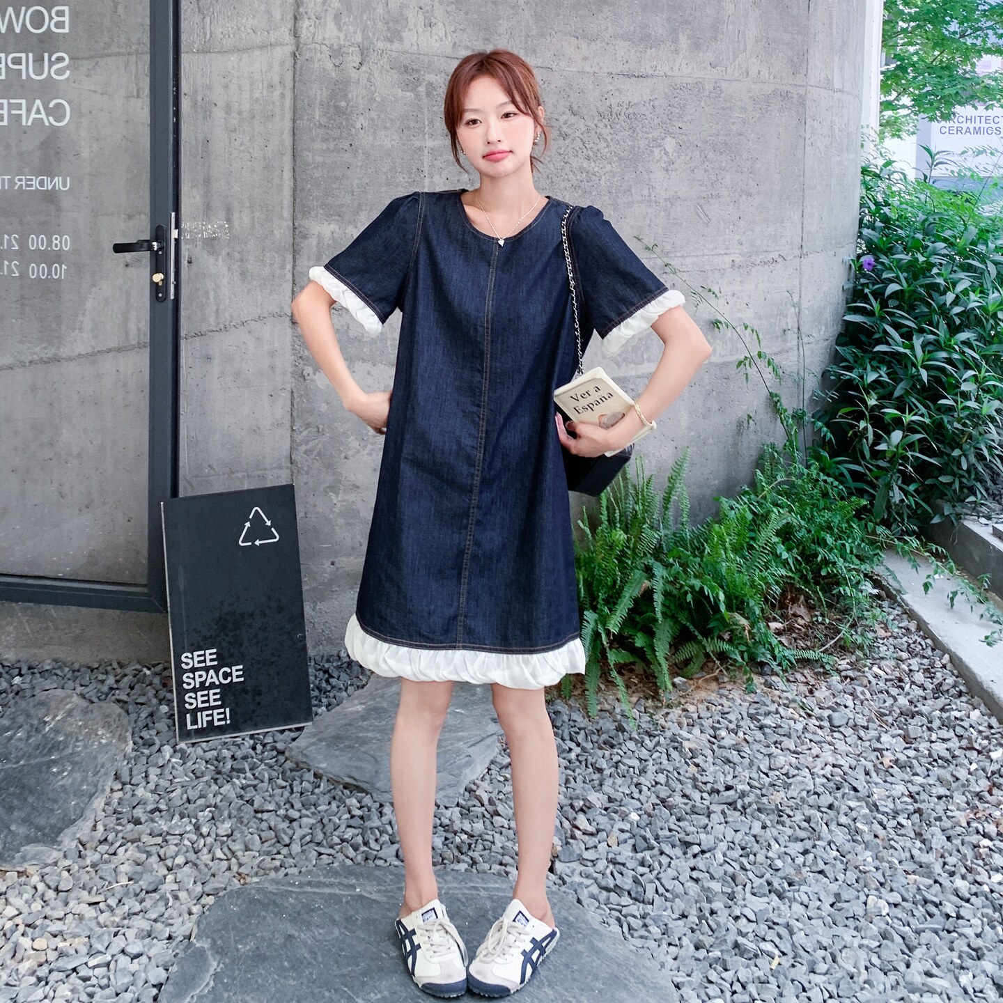 2025【现货夏款】新货牛仔连衣裙201-Q097-P135-控198,女装连衣裙,浙宝201
