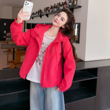 2026【现货春款】新货连帽运动风外套201-Q352-P145-控238，女装短外套，浙宝201