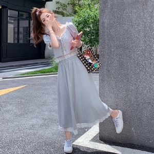 2025【现货夏款】新货蕾丝花边裙201-Q085-P145-控218图片