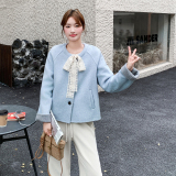 2025【现货冬款】新货翻领双面呢大衣201-Q219-P235-控298，女装毛呢外套，浙宝201