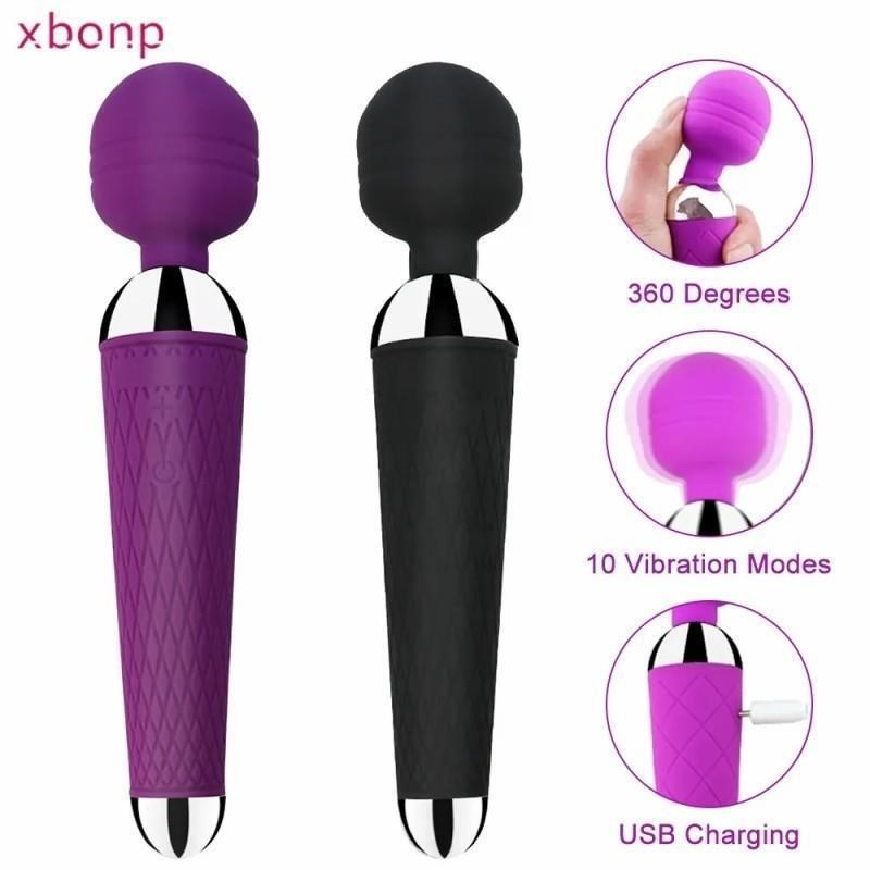 20 Speeds Powerful AV Vibratyor Magic Wand Clitoris Sex Toys