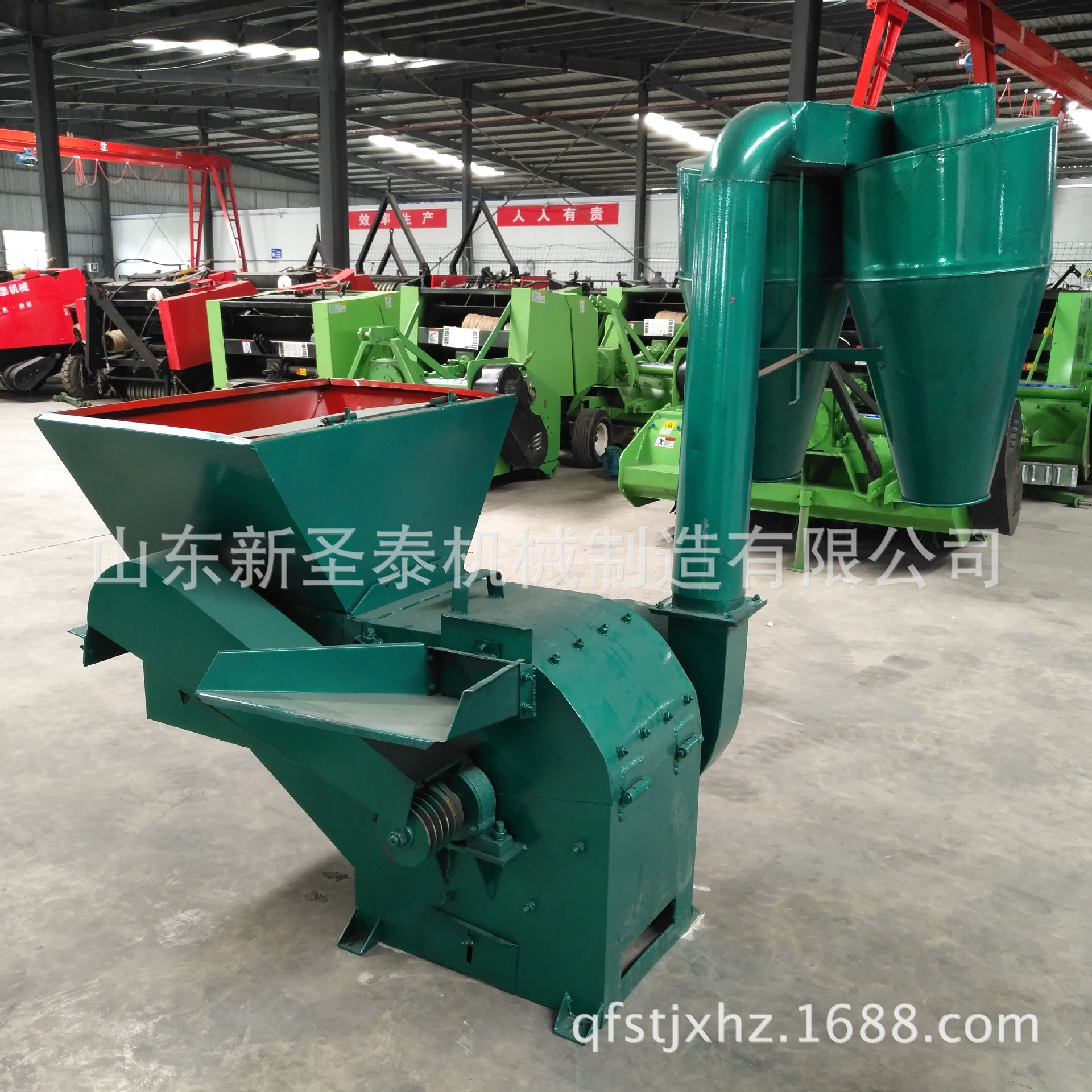 多功能锤片式粉碎机 农用秸秆饲料破碎机 花生秧粉碎机