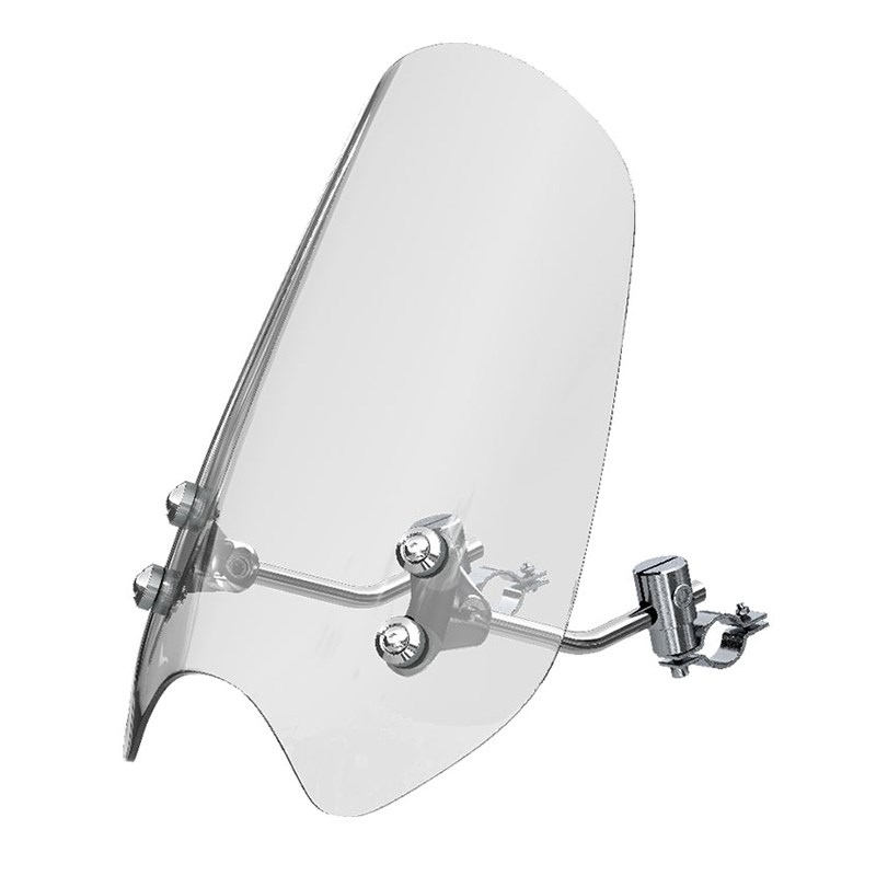 骑仕牛适用摩托车鑫源 锋刃525前挡风玻璃小太子风挡改装挡板配件