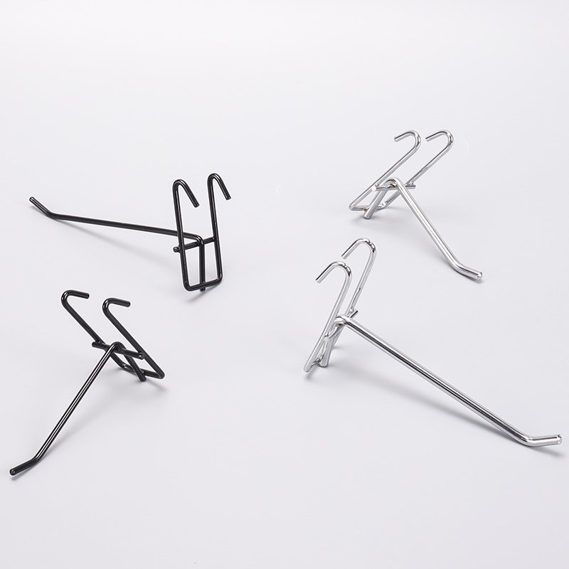 加粗网格洞洞板挂钩货架超市挂钩便利店网架挂钩网钩子网片挂网勾