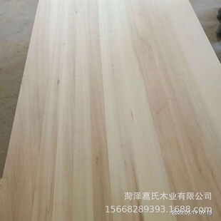 厂家现货白杨直拼板 AA实木板材装饰 家具衣柜橱柜板材