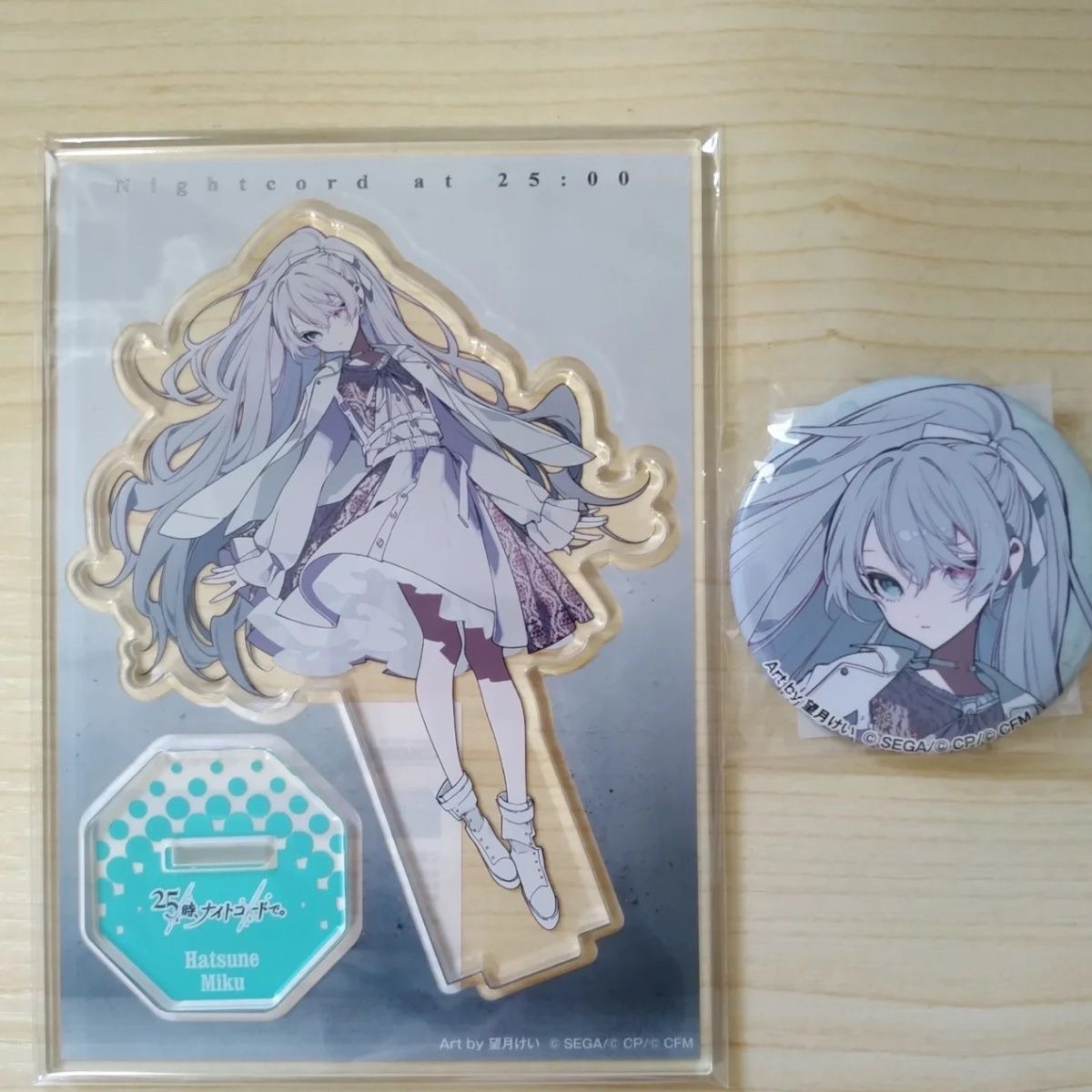 初音未来zozotown联动白葱miku徽章立牌高颜值周边现货礼物推荐