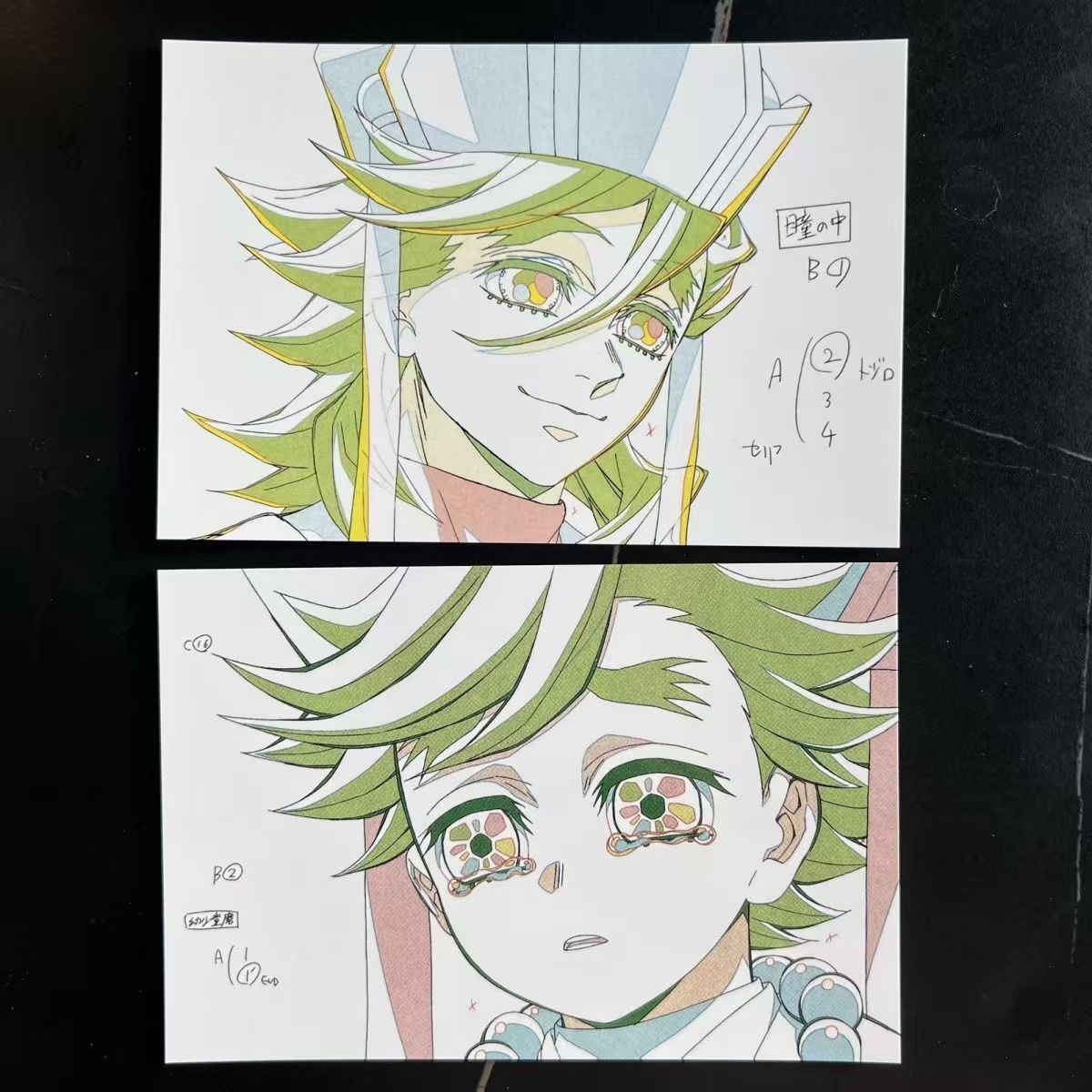 鬼灭之刃无限城童磨线稿明信片