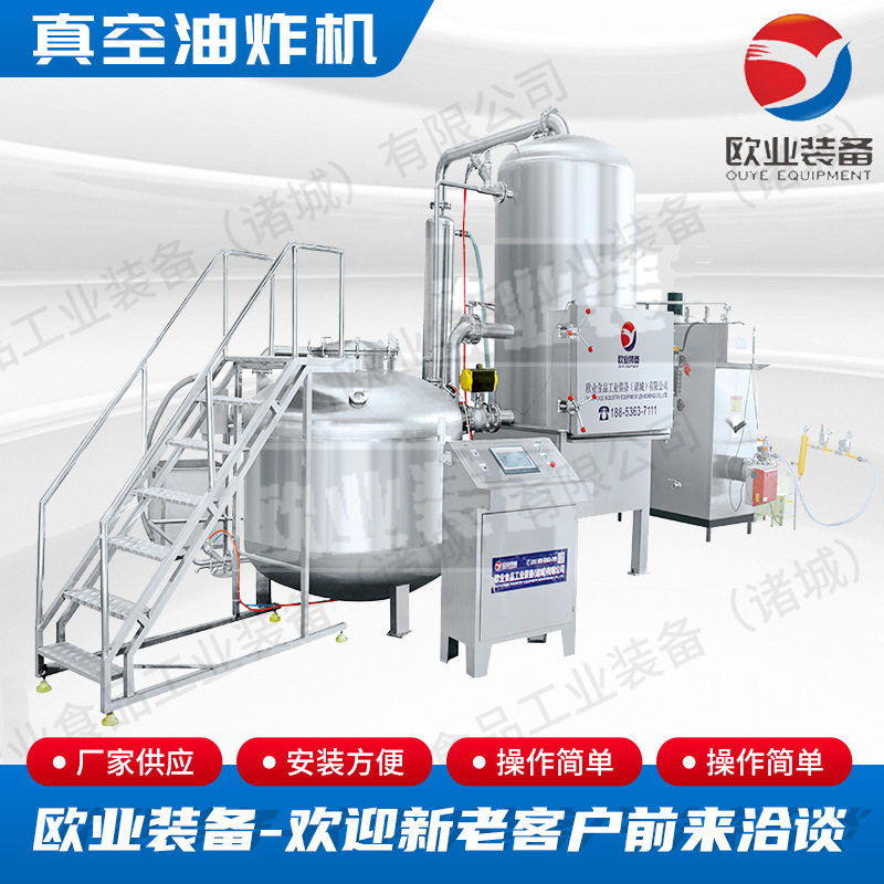 真空油炸果蔬脆片机器 香酥小黄鱼真空油炸机 欧业厂家直供