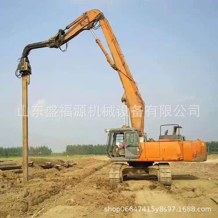 挖机打桩机振动锤 打拔桩机建房 拉森钢板打桩图片,标准件/零部件/工业耗材,其他液压元件,淘宝优惠券,粉丝福利购,淘宝优惠卷